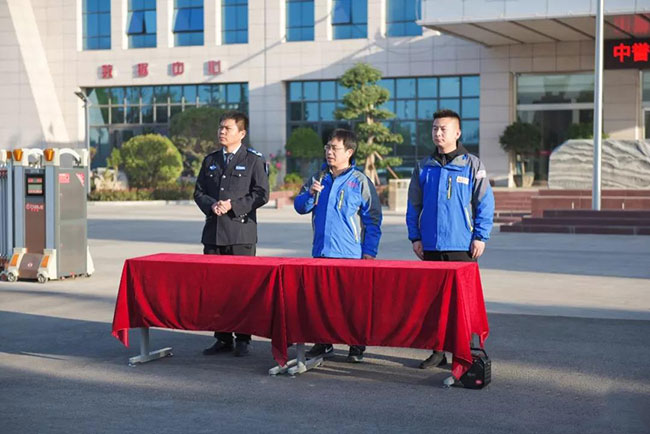 中譽鼎力智能裝備有限公司進行消防實操演練