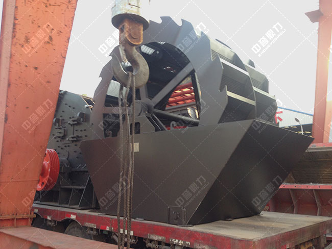 輪式洗砂機